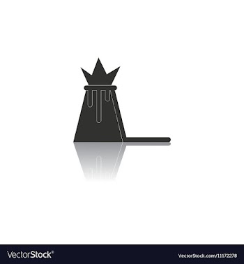 Black and white in flat design vector image