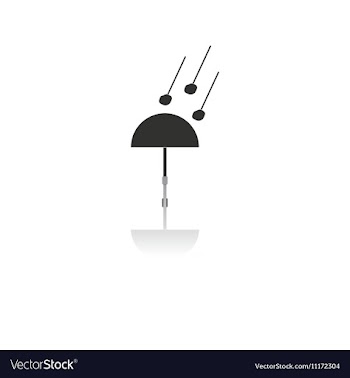 Black and white in flat design vector image