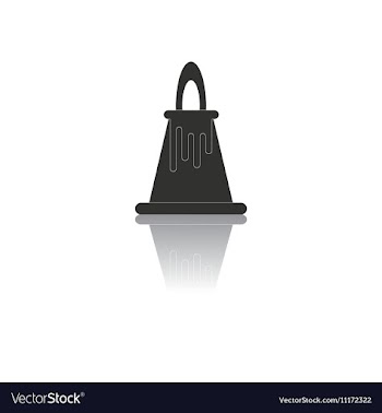 Black and white in flat design vector image