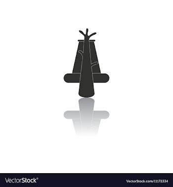 Black and white in flat design vector image