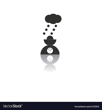Black and white in flat design vector image