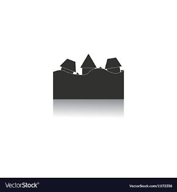 Black and white in flat design vector image