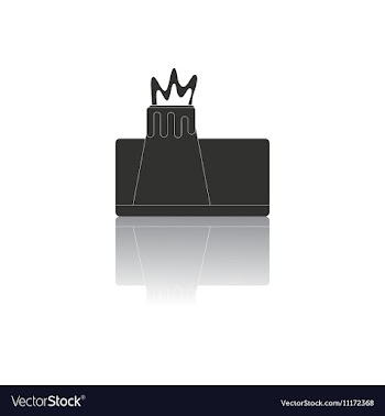 Black and white in flat design vector image