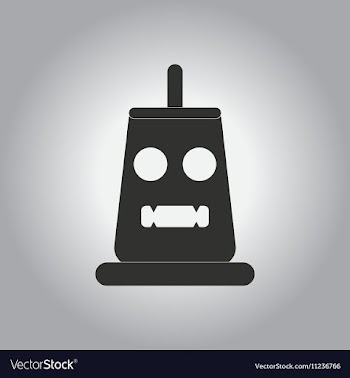 Black and white in flat design vector image