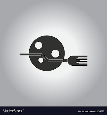 Black and white in flat design vector image