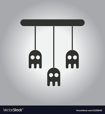 Black and white in flat design vector image