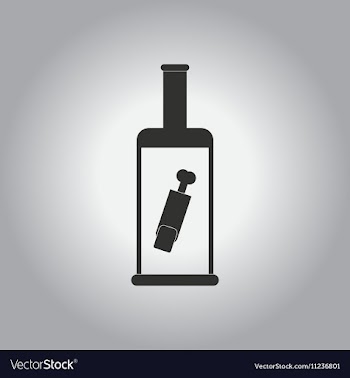 Black and white in flat design vector image