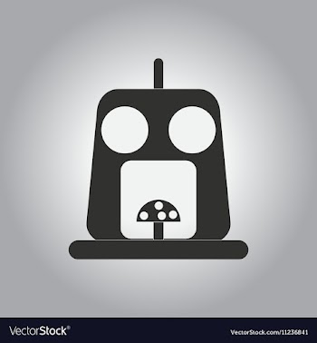 Black and white in flat design vector image
