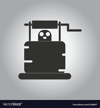 Black and white in flat design vector image