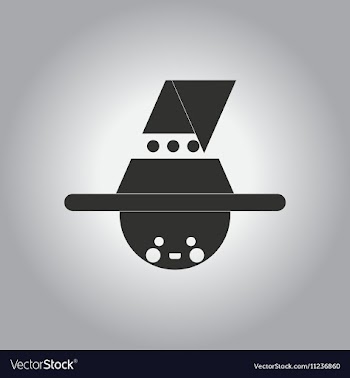 Black and white in flat design vector image