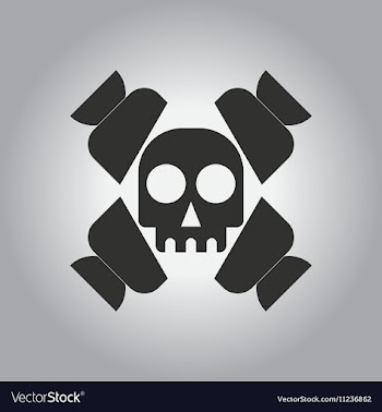 Black and white in flat design vector image