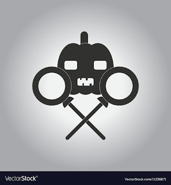 Black and white in flat design vector image