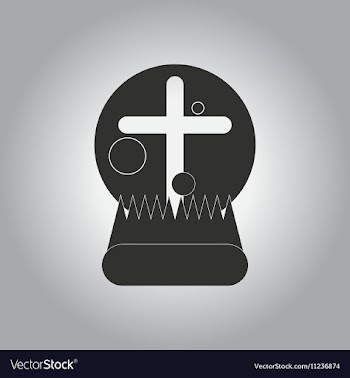 Black and white in flat design vector image
