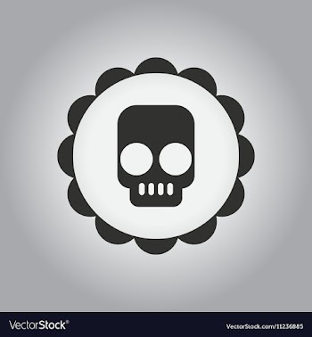 Black and white in flat design vector image