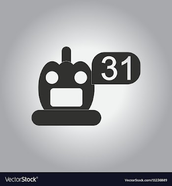 Black and white in flat design vector image