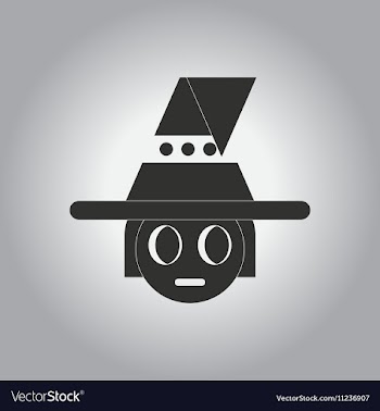 Black and white in flat design vector image