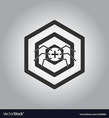 Black and white in flat design vector image
