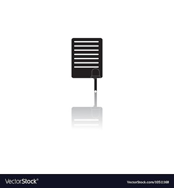 Black and white in flat style vector image
