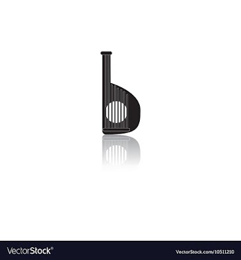 Black and white in flat style vector image