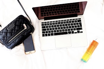 Black and White Laptop Computer