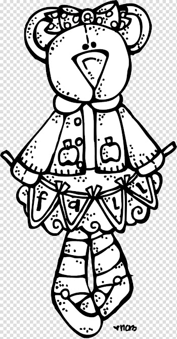 Black and white Line art , autumn transparent background PNG clipart
