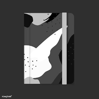 Black and white Memphis design notebook cover.. | Free stock vector - 539957