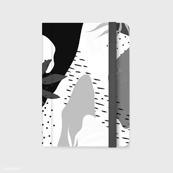 Black and white Memphis design notebook cover.. | Free stock vector - 540070