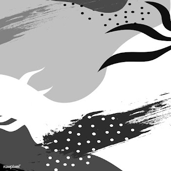 Black and white Memphis design pattern vector | Free stock vector - 539843