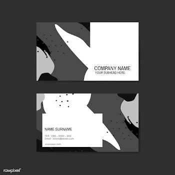 Black and white Memphis pattern business card.. | Free stock vector - 539945