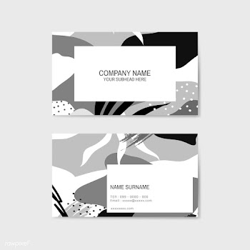 Black and white Memphis pattern business card.. | Free stock vector - 540009