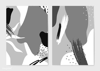 Black and white Memphis style backgrounds vec.. | Free stock vector - 540092