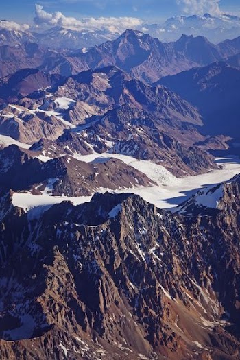 black and white mountains