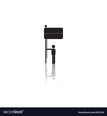 Black and white of vector image
