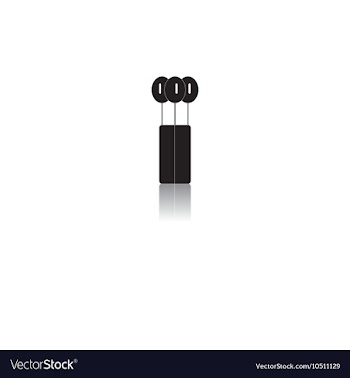 Black and white of vector image