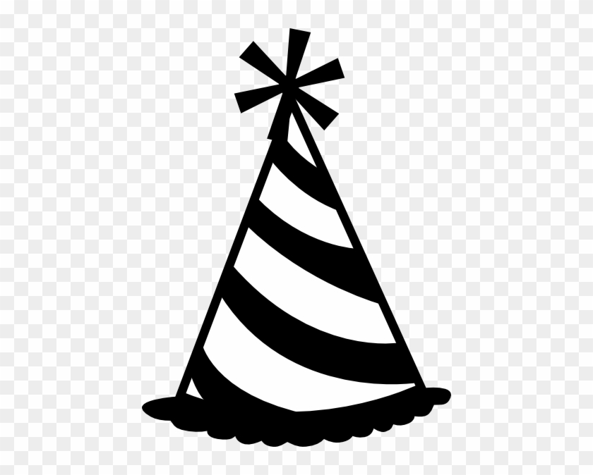 Black - And - White - Party - Hat - Clipart - Birthday Hat Clip Art