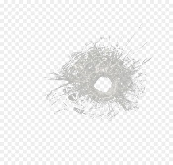 Black and white Pattern - Free to pull the bullet holes in glass effect 