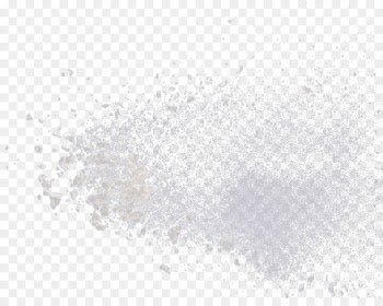 Black and white Pattern - White floating powder 