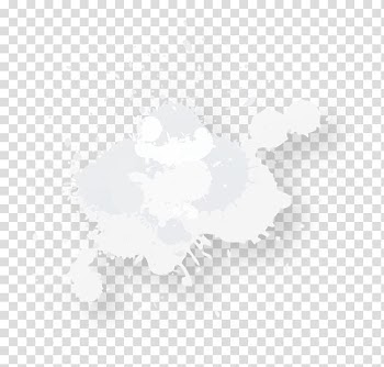 Black and white Pattern, White watercolor ink droplets transparent background PNG clipart