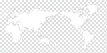Black and white Pattern, White world map transparent background PNG clipart