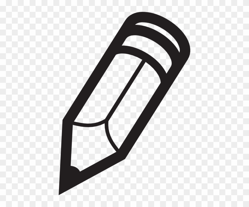 Black And White Pencil Clipart - Pencil Black White