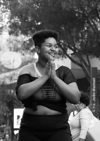 Black and White Photo of a Person