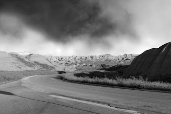 Black And White Photo Of Road