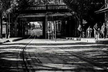 Black And White Photo Of Road