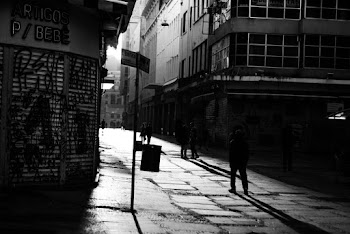 Black And White Photo Of Street