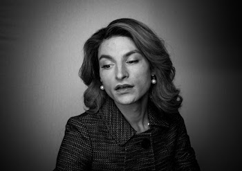Black and White Photograph of Woman Wearing Collared Blouse