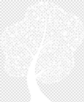Black and white Point Angle Pattern, mosaic tree transparent background PNG clipart