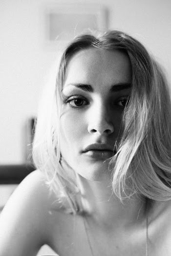 Black and White Portrait of Blond Haired Woman · Free Stock Photo