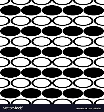 Black and white repeating abstract geometric vector image