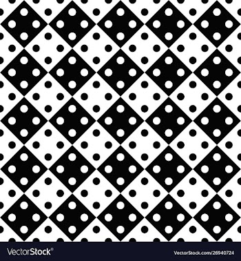 Black and white retro circle pattern background vector image