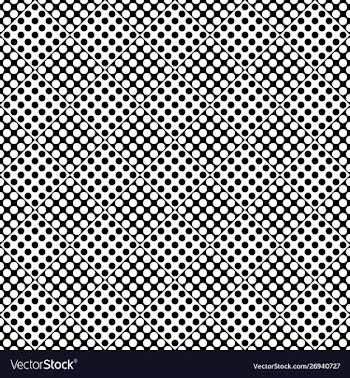 Black and white retro circle pattern background vector image
